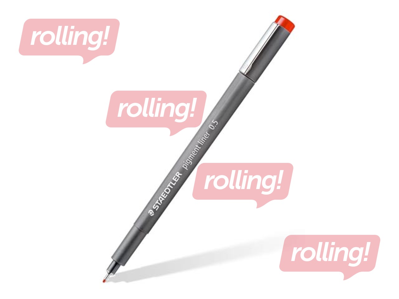 Peenmarkerite komplekt STAEDTLER, 0,5 mm, 6 värvi