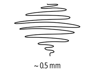 Peenmarkerite komplekt STAEDTLER, 0,5 mm, 6 värvi