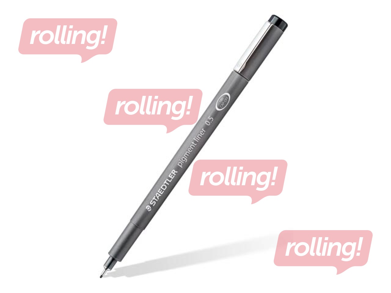 Peenmarkerite komplekt STAEDTLER, 0,3 mm, 6 värvi