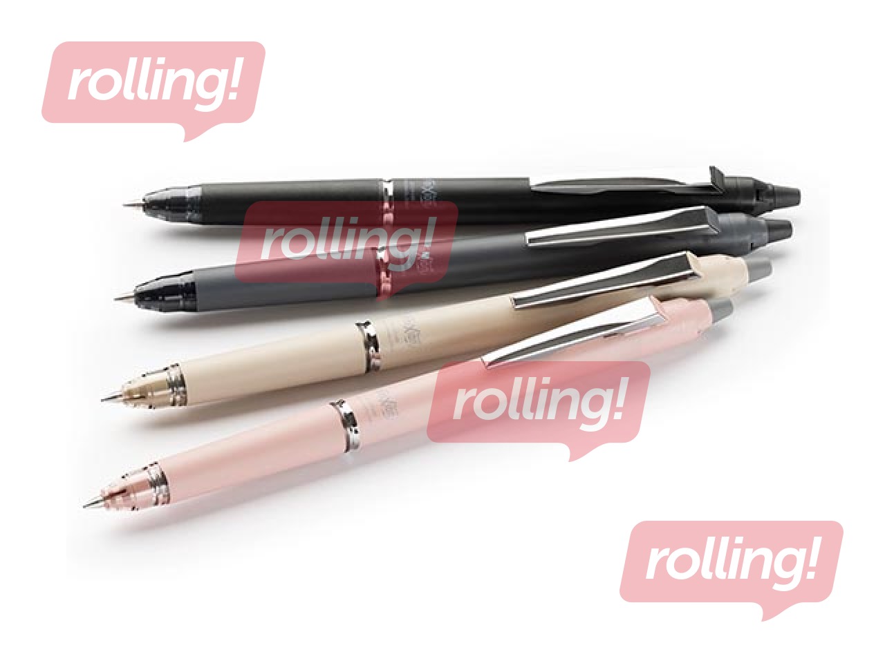 Pastapliiats Pilot Frixion Clicker Zone, kustutatav, 0,7 mm, hall korpus, must tint