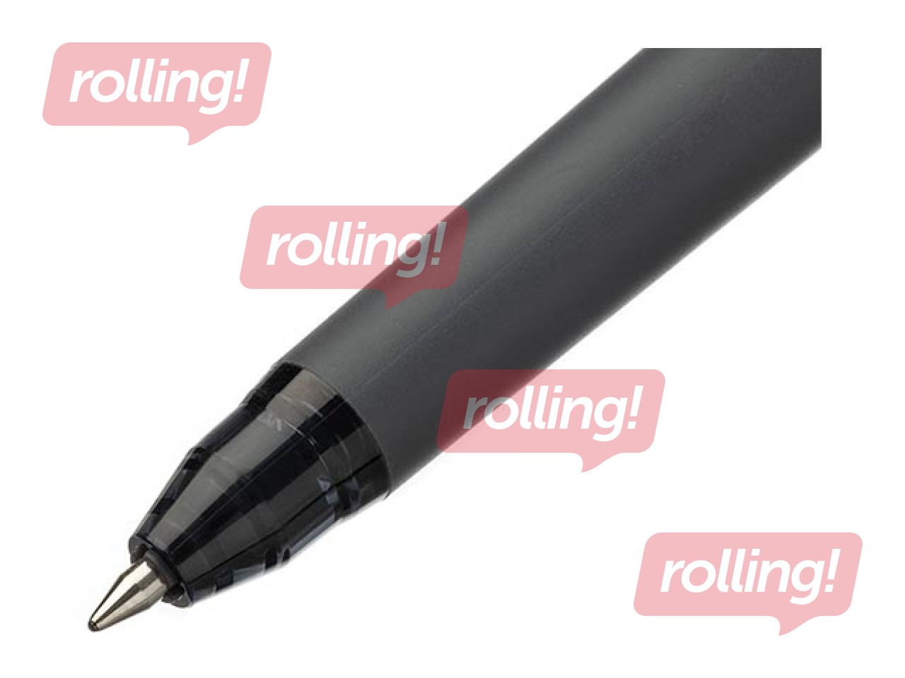 Pastapliiats Pilot Frixion Clicker Zone, kustutatav, 0,7 mm, hall korpus, must tint