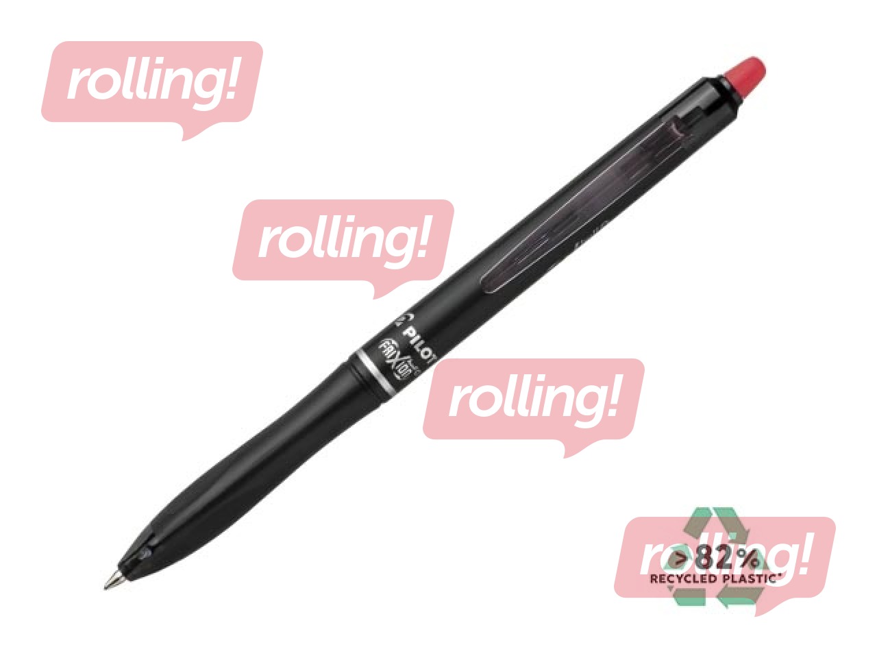 Roller pen Pilot, Frixion Ball Plus, erasable, red ink, 0.7mm
