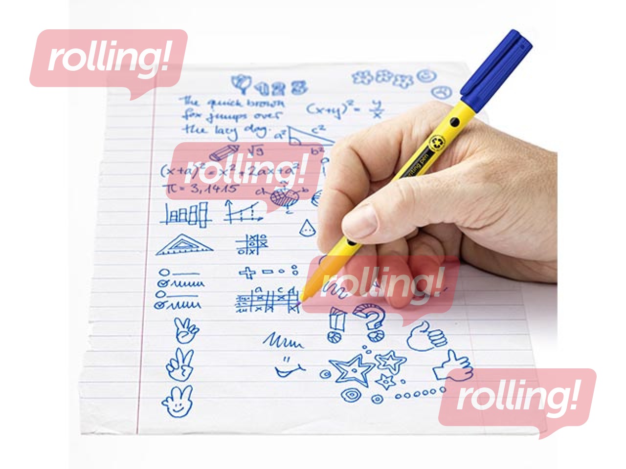 Flomasteripliiatsite komplekt Staedtler Noris 307, 10 värvi, 0.6mm