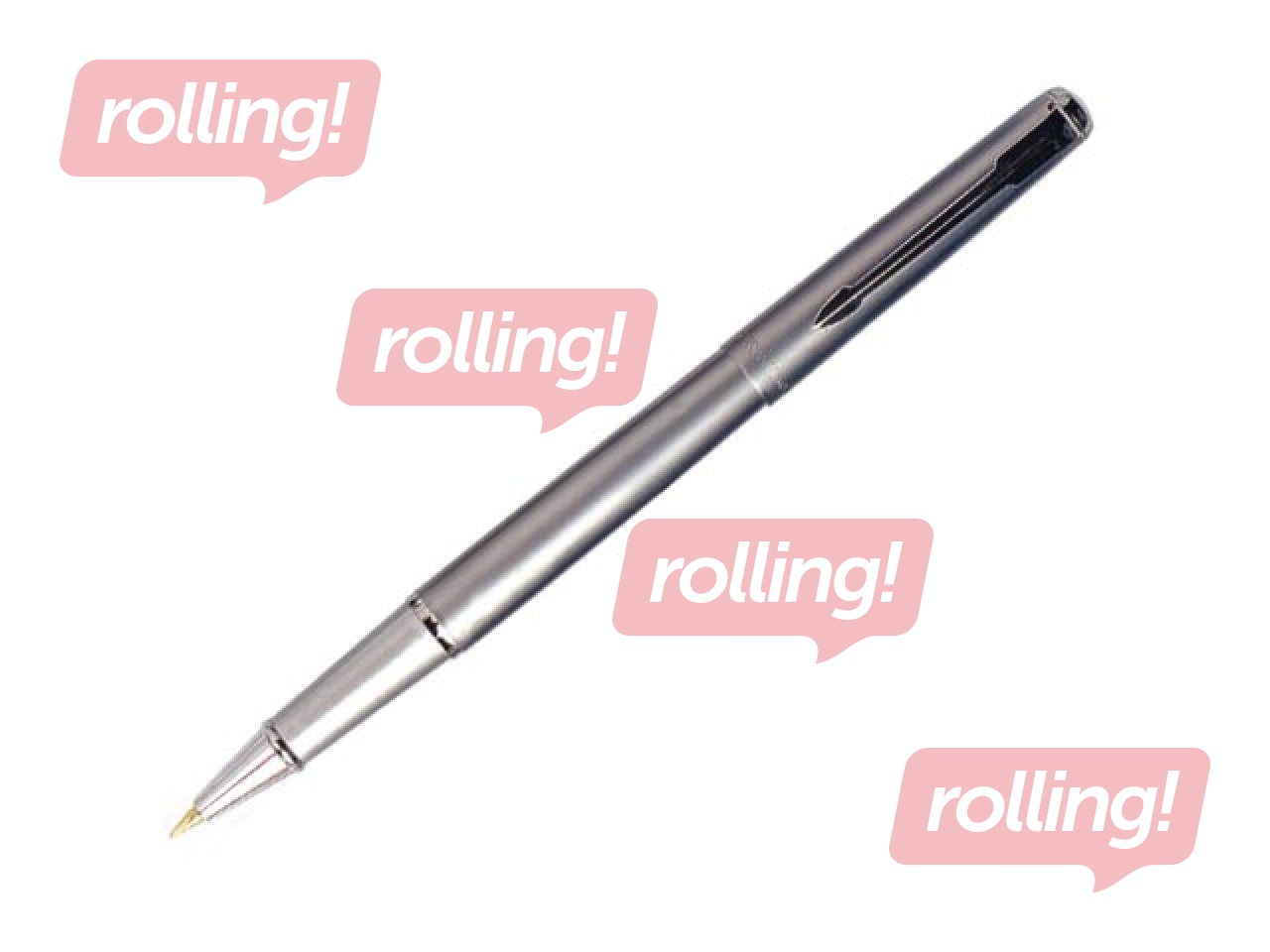 Rolleris Forofis dāvanu kastē, sudraba, zila tinte, 0.5mm