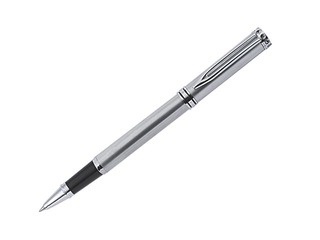 Rollerball pen Forofis in a gift box, silver, blue ink, 0.5mm