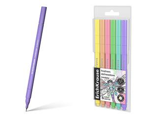 Peene otsaga vildikate komplekt ErichKrause, Art Spirit Pastel, 0.4mm, 6 värvi