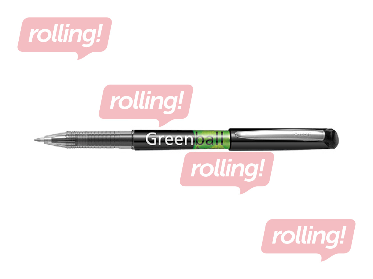 Roller Pilot Greenball, must, 0.7mm