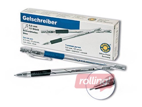 Гелевая ручка Office Point GS-615, синяя