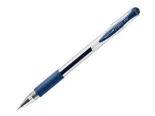 Гелевая ручка UNI UM-151 Signo DX, 0.38мм, тёмно  - синяя