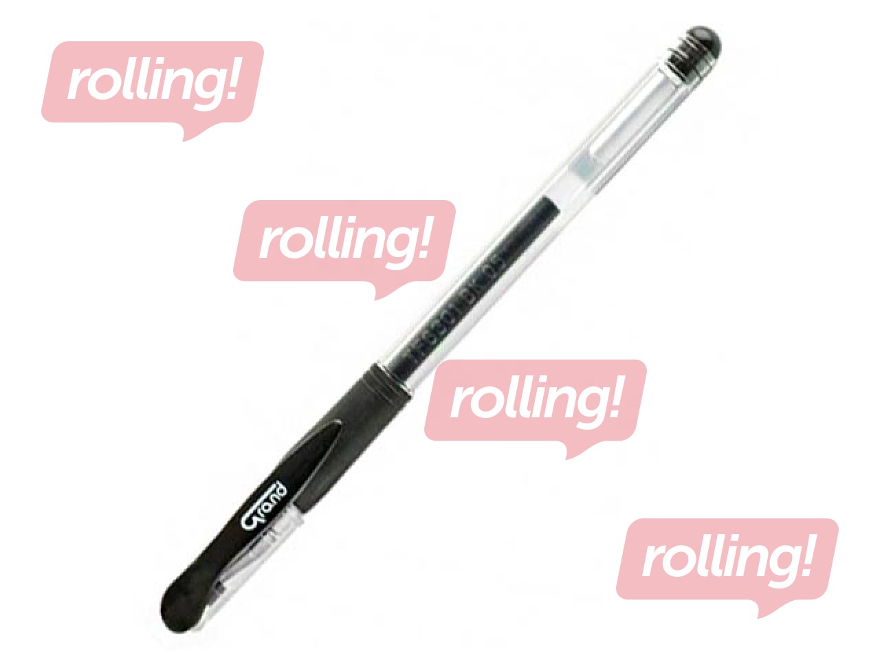 Gel ink pen Grand GR-101, black