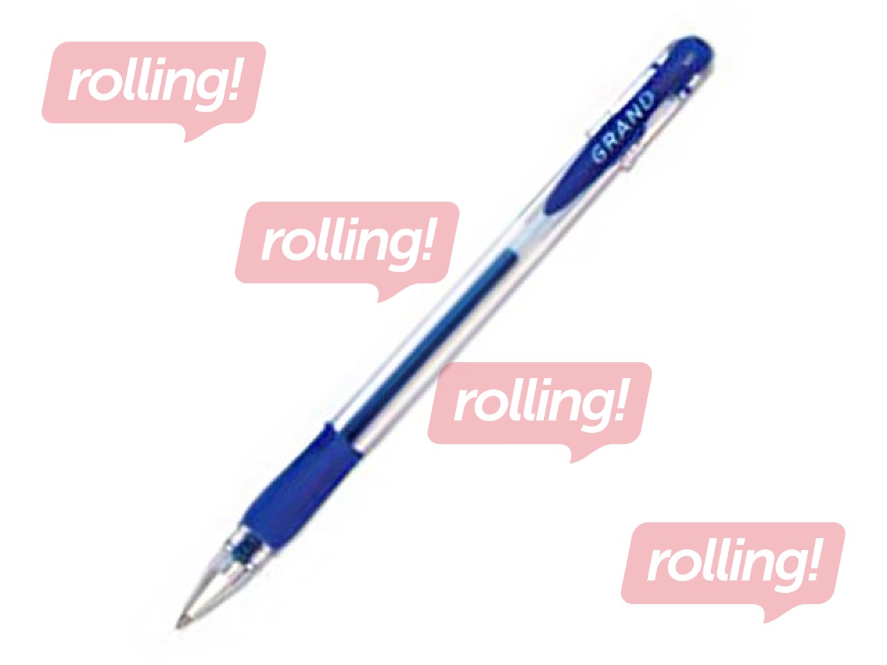 Gel ink pen Grand GR-101, blue
