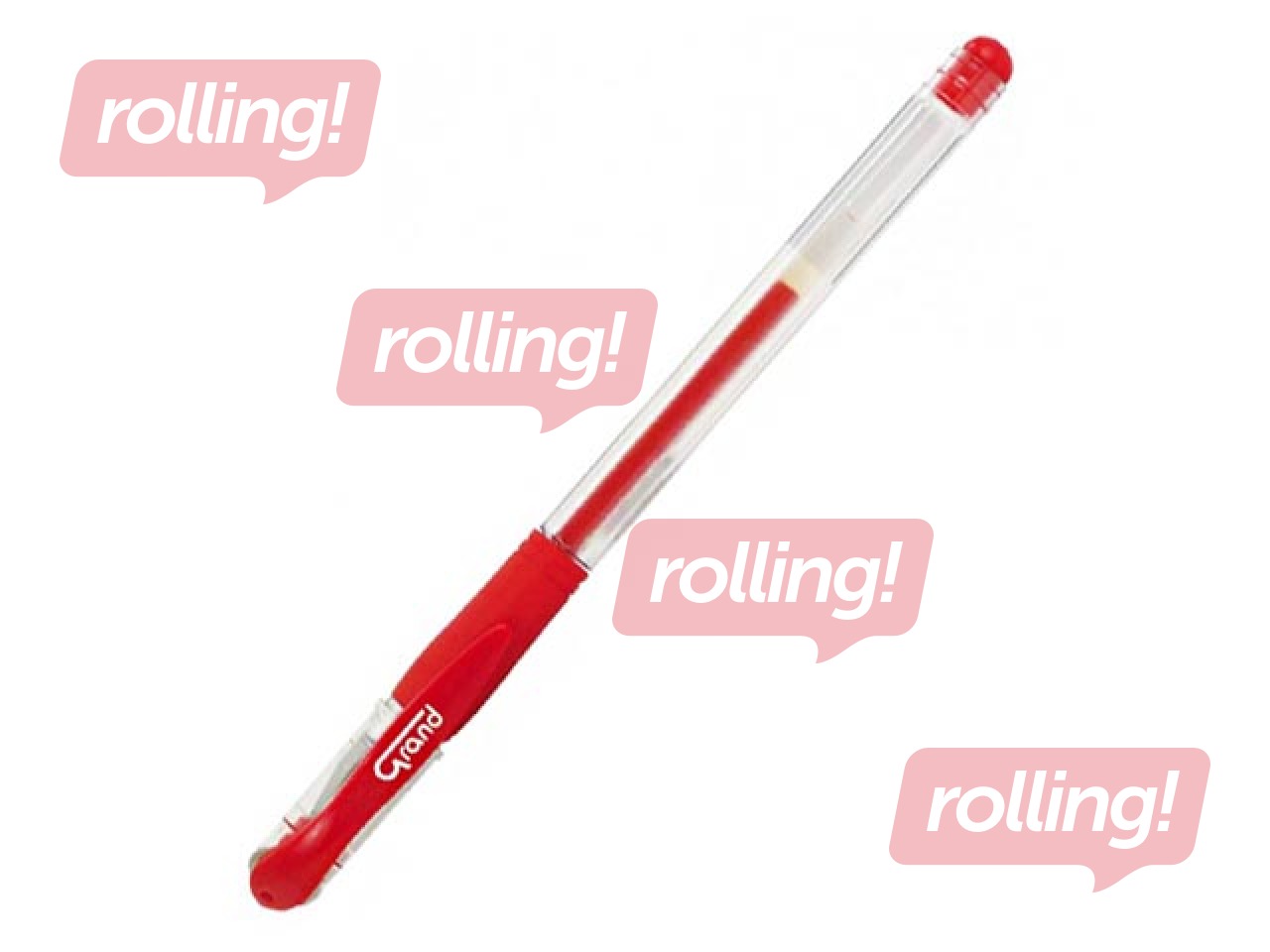 Gel ink pen Grand GR-101, red