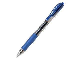 Gēla pildspalva PILOT G-2, 0.7mm, zila tinte