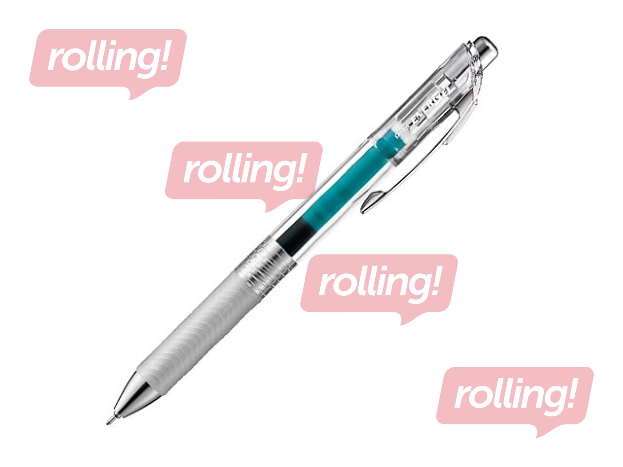 Gélpliiats Pentel Energel Pure, automaatne, 0.5mm, türkiissinine