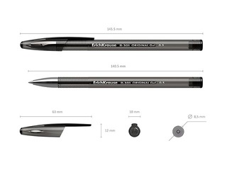 Geelpliiats ErichKrause R-301 Original, must