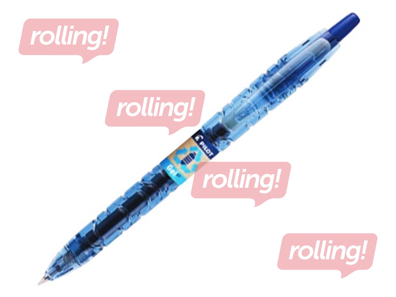 Geelpliiats Pilot B2P, 0.5mm, must