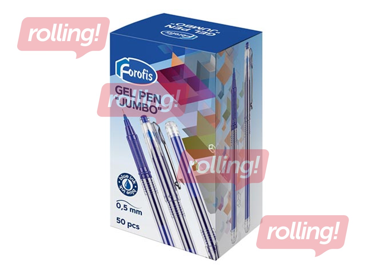 Geelpliiats Forofis Jumbo, 0,5 mm, sinine