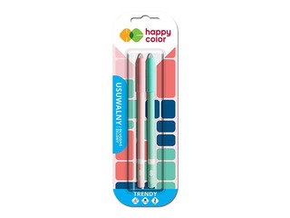 Geelpliiatsite komplekt, Happy Color Trendy, 0.5mm, sinine tint, 2 tk.