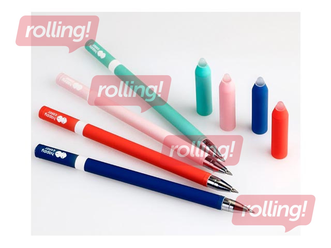 Geelpliiatsite komplekt, Happy Color Trendy, 0.5mm, sinine tint, 2 tk.