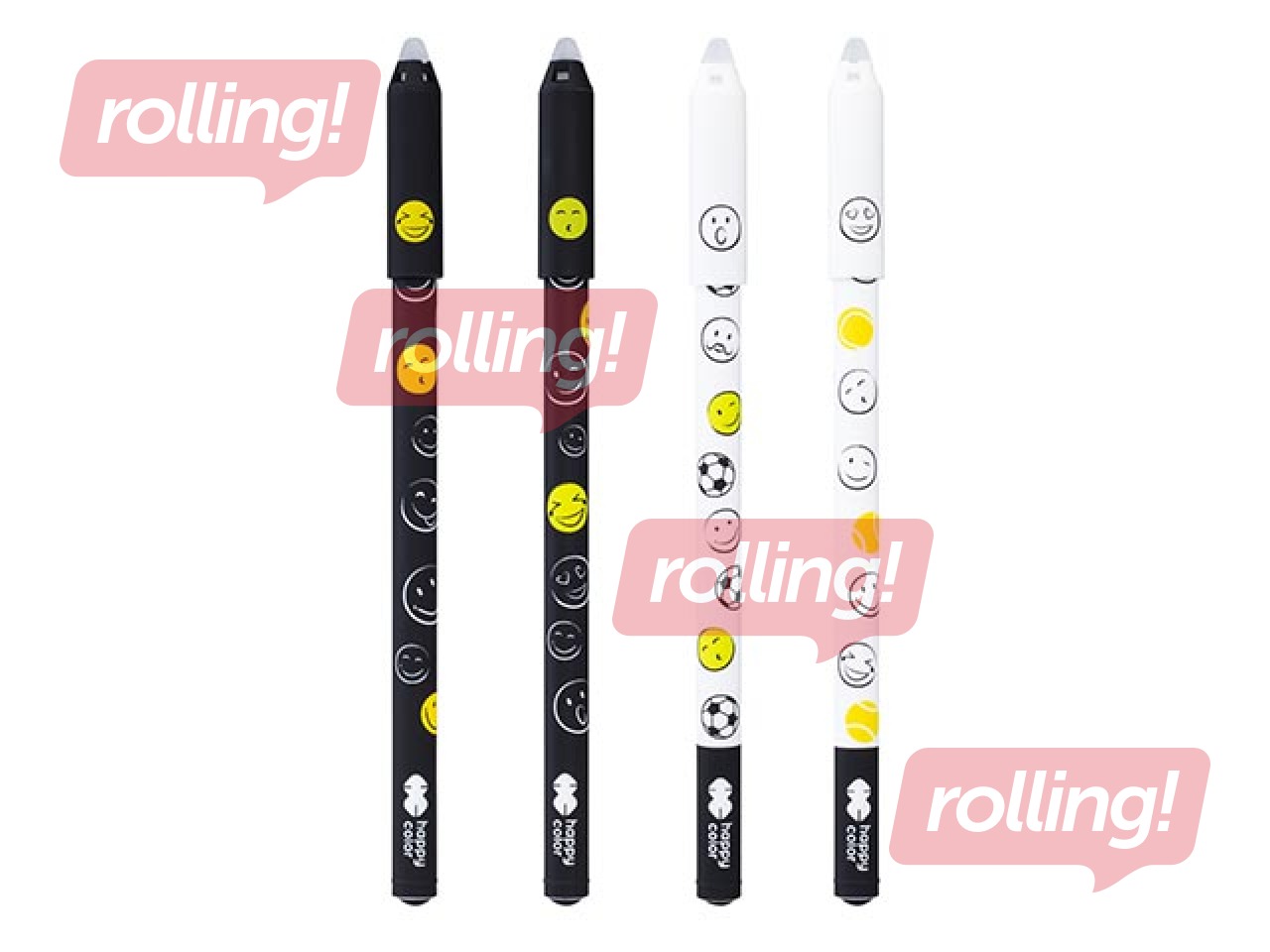 Gélpliiats Happy Color FUN Collection, kustutatav, 0.5mm, sinine tint