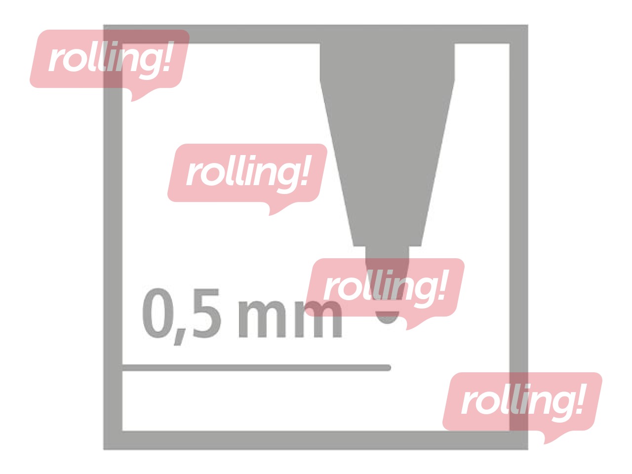 Geelpliiats Stabilo worker+ värvilinel, 0.5mm, sinine