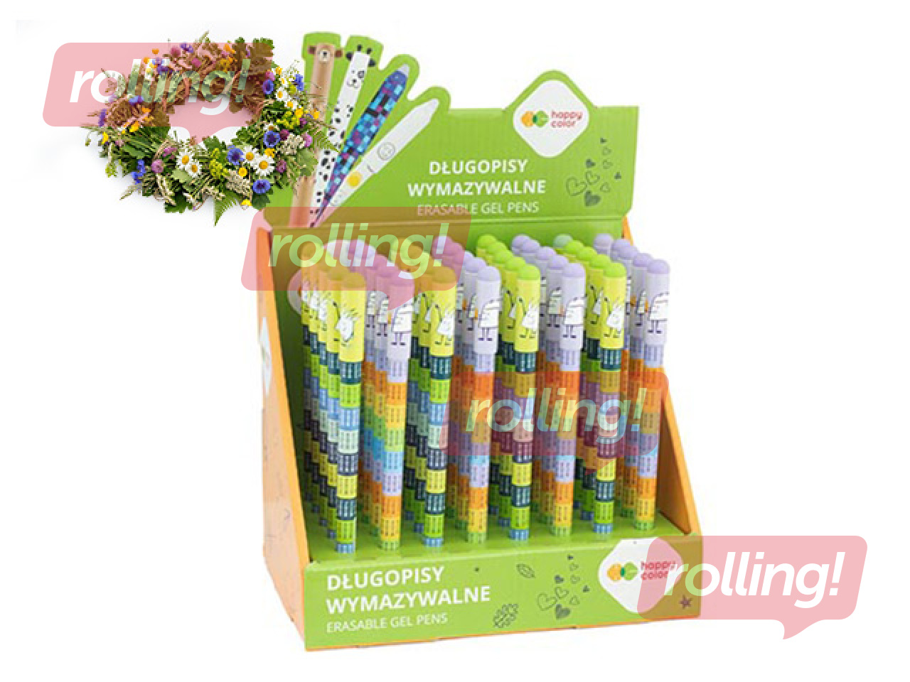 Geelpind Happy Color, korrutustabel, kustutatav, sinine tint, 0.5mm +Jaanipäeva kingitus!