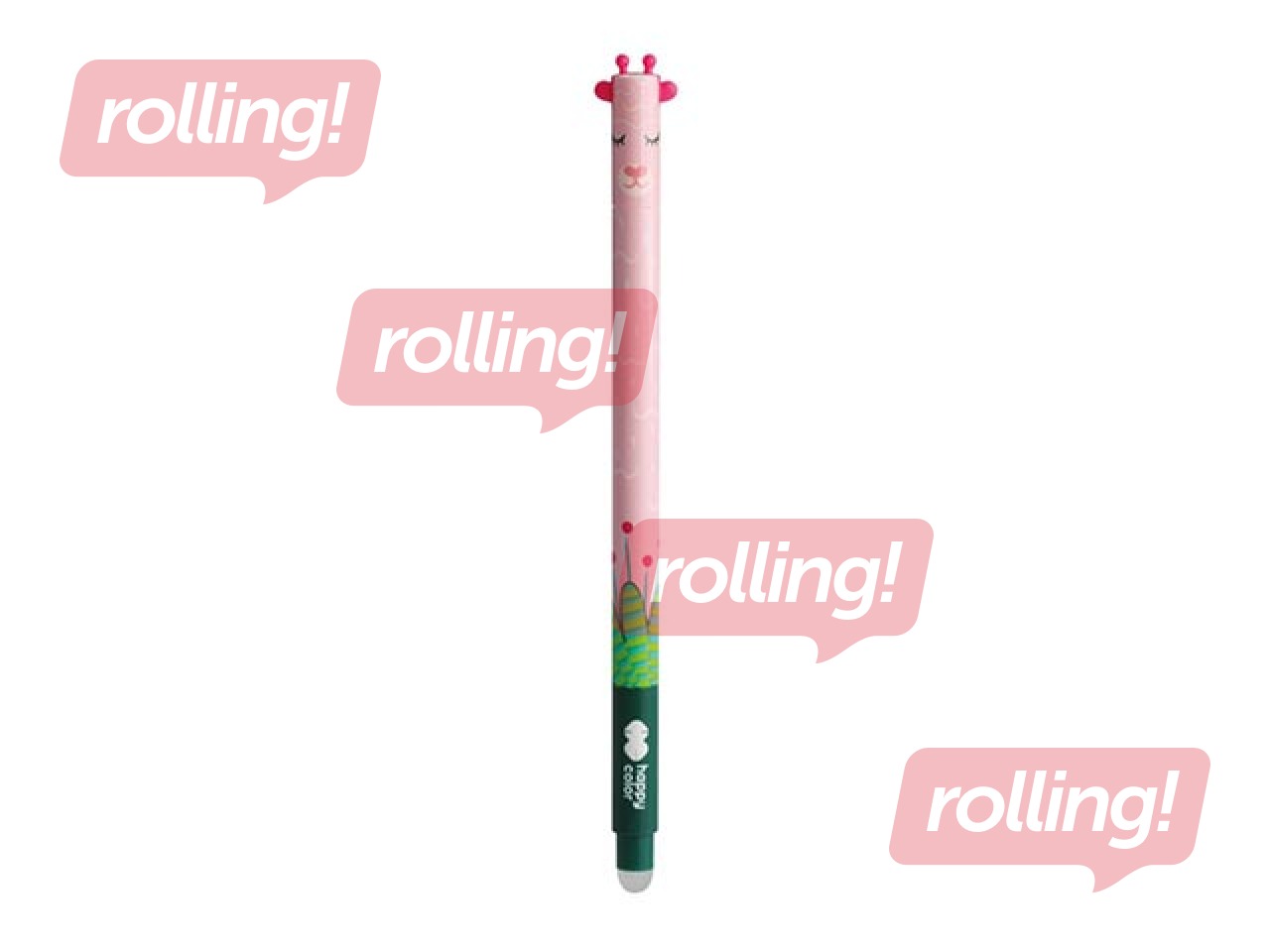 Гелевая ручка Happy Color, African, стираемая, 0.5мм, синяя