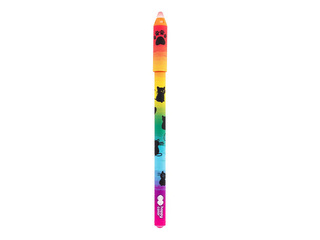 Gēla pildspalva dzēšama Happy Color Miaow, zila tinte, 0.5mm