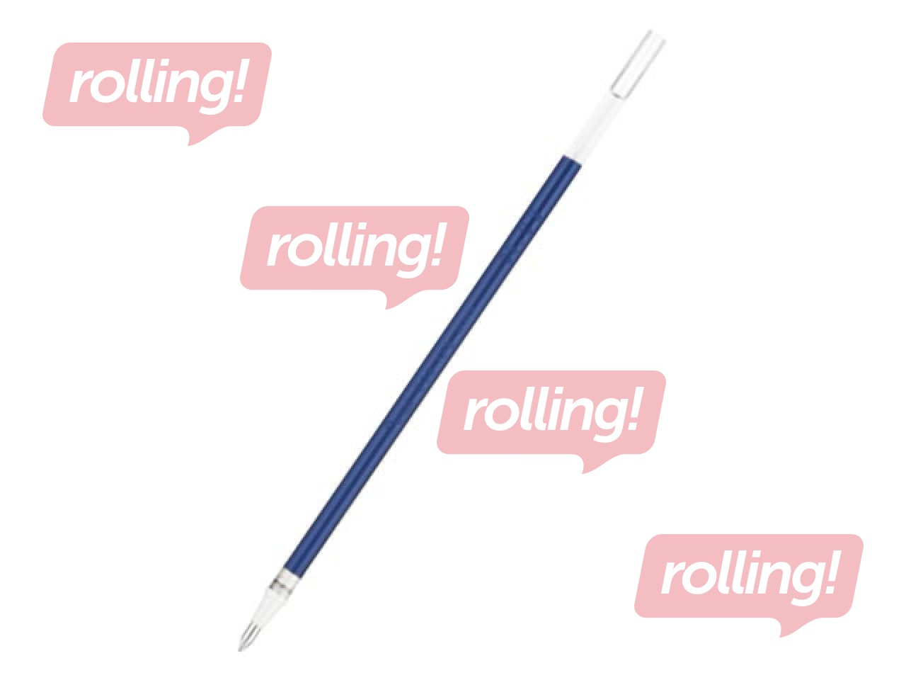 Gēla serdenis Pentel Hybrid KF-6, zils