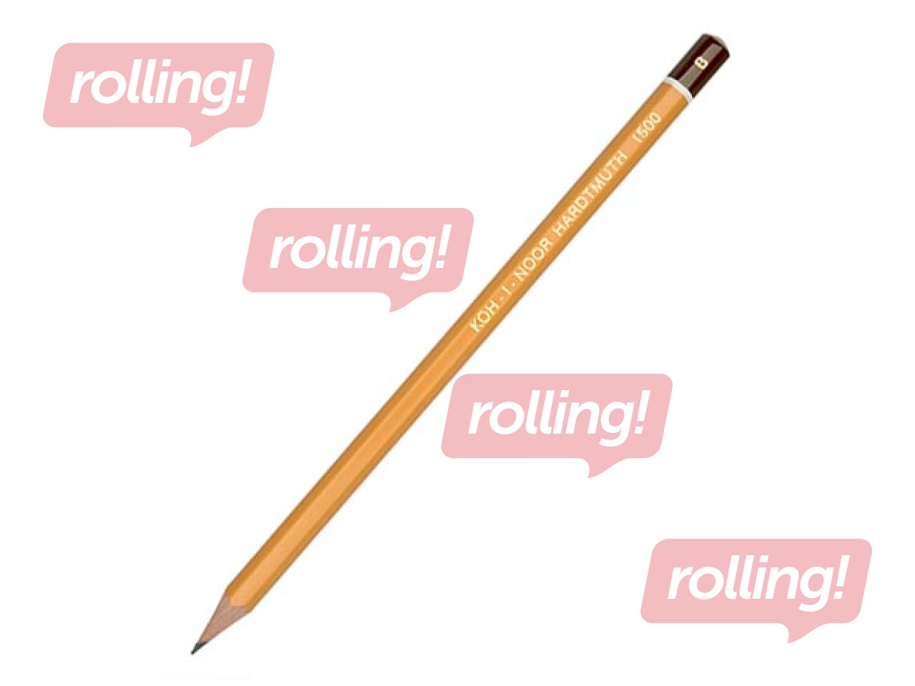 Harilik pliiats Koh-i-noor 1500, B