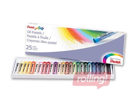 Маслянные мелки Oil Pastels, 25 цветов