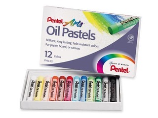 Oil crayons Oil Pastels, 12 colors