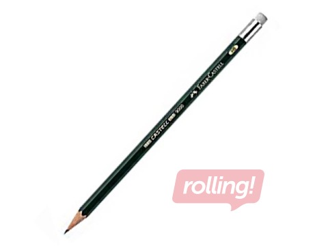 Карандаш  Faber Castell 9000, с ластиком, HB