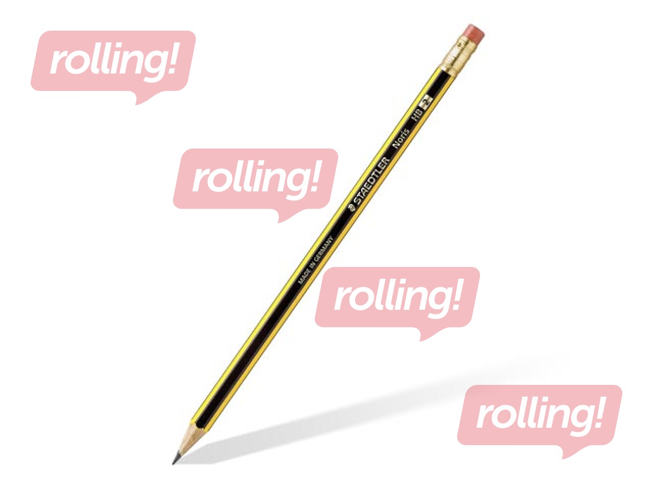 Pencil with esaser tip Staedtler Noris, HB