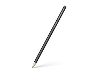 Graphite hexagonal pencil ErichKrause Jet Black 100, HB