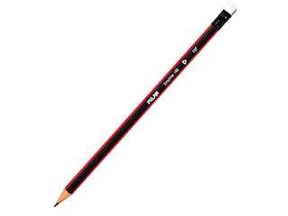 Карандаш Milan, треугольный с резинкой, HB