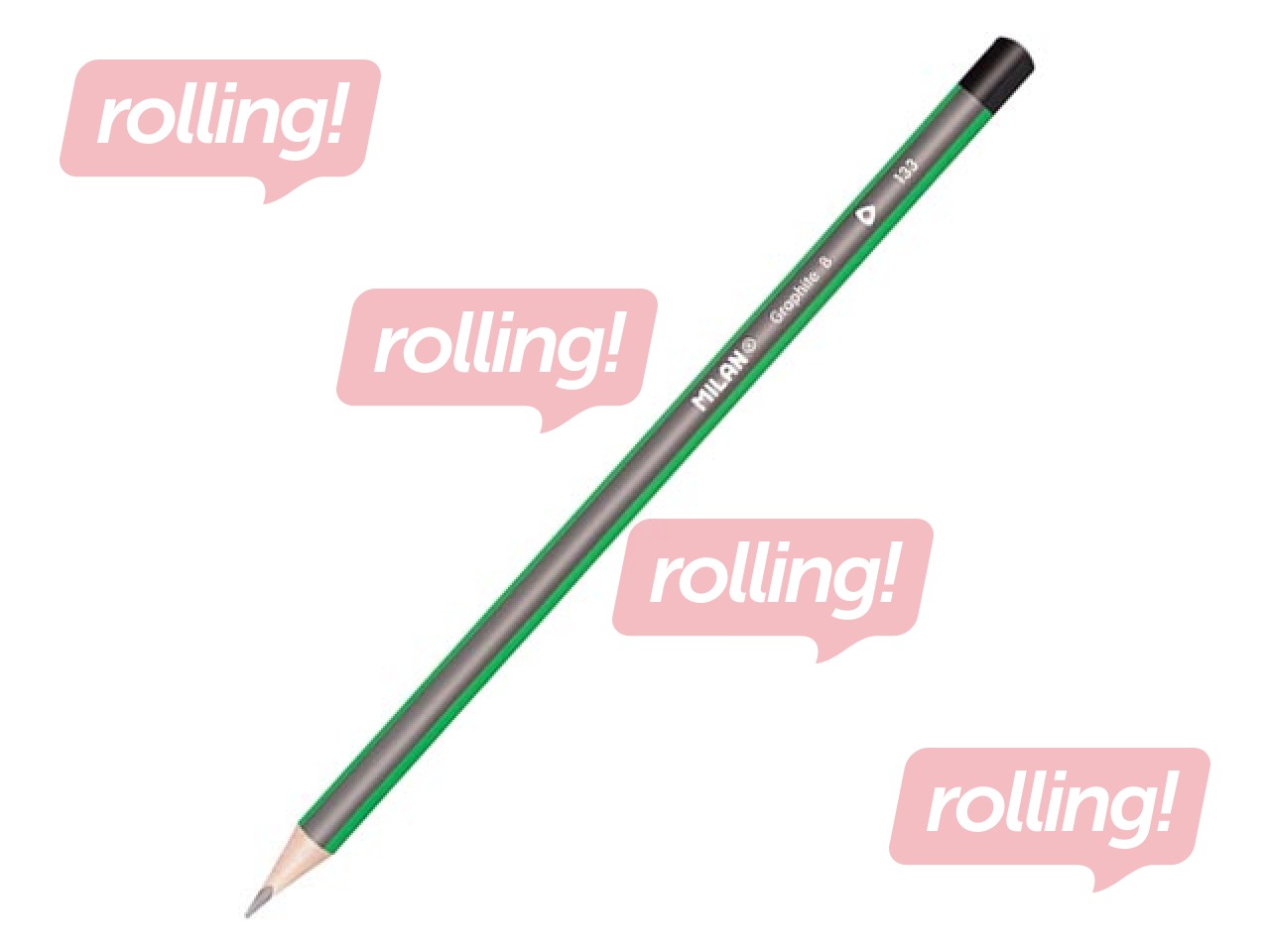 Карандаш Milan, треугольный, B