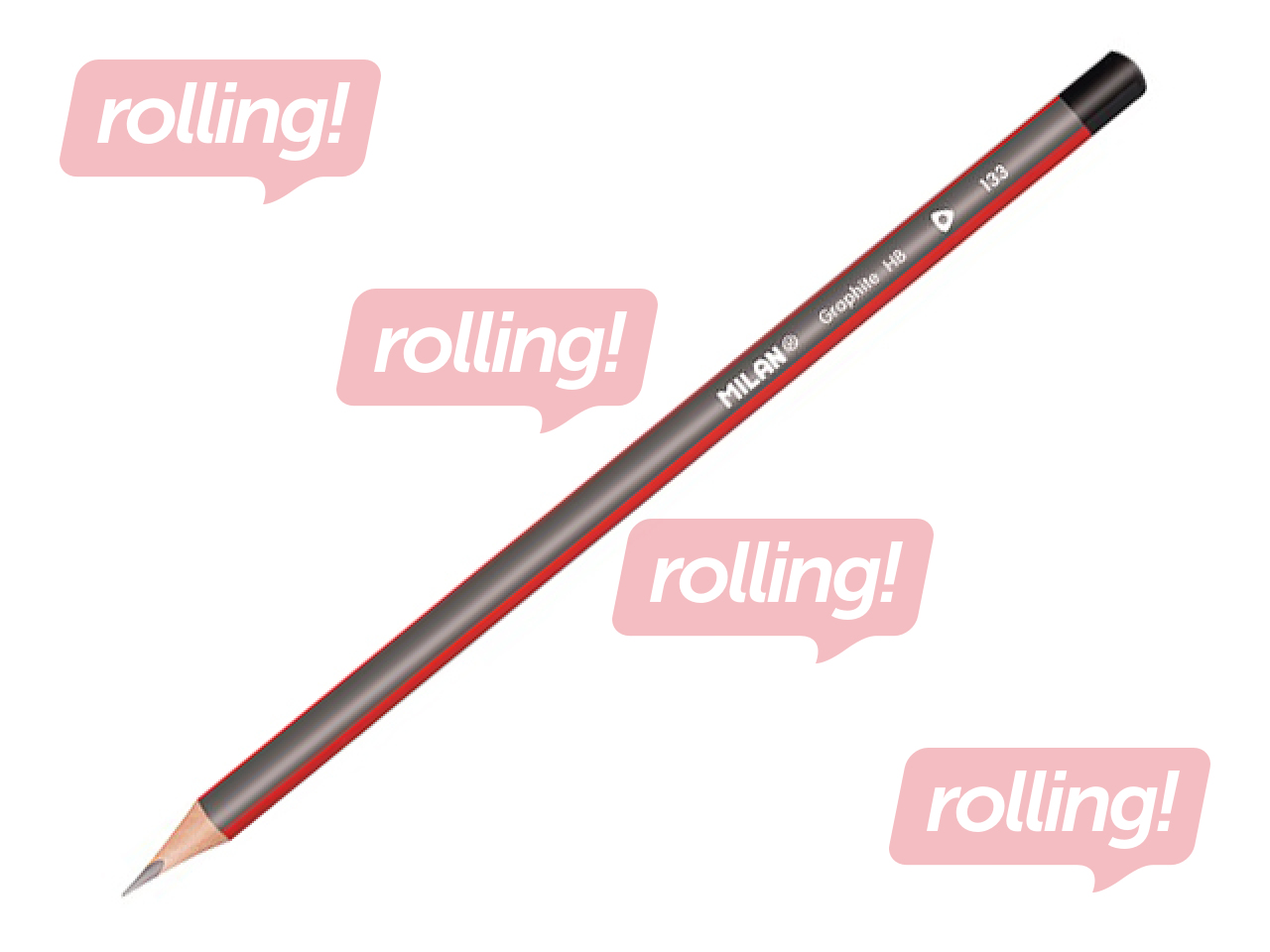 Triangular pencil Milan, HB