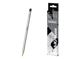 Graphite hexagonal pencils ErichKrause, 6 pcs, HB, B, 2B, 4B, H, 2H