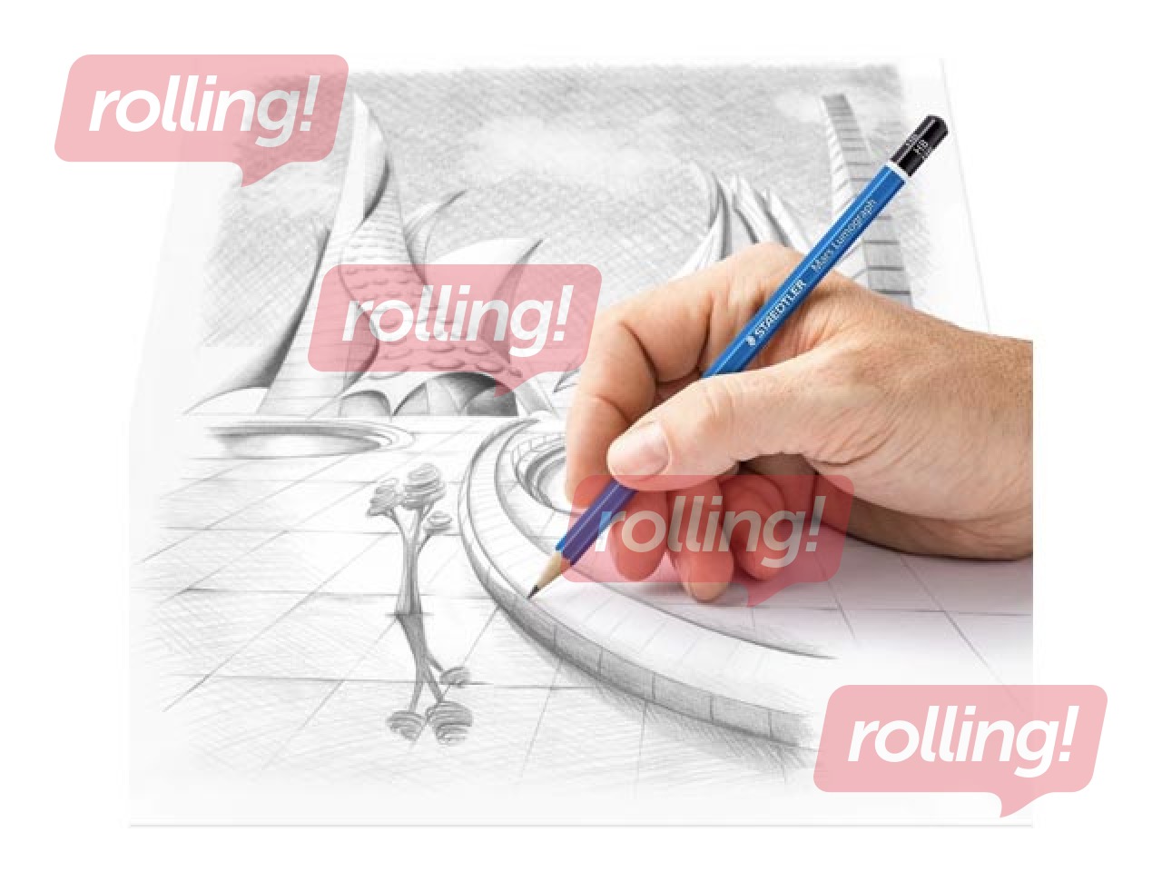 Pliiats Staedtler Mars Lumograph 100, HB