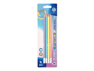 Pencil set  Astra Pastel, HB, 4 pcs.