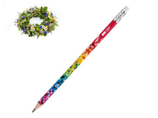 Kummiga pliiatsid väikelastele, Happy Color Pixi, 2B +Jaanipäeva kingitus!