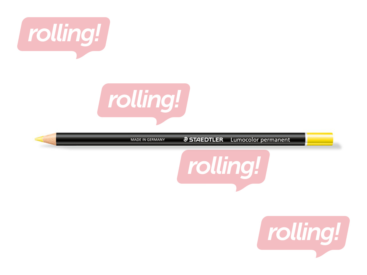 Veekindel pliiats Staedtler Lumocolor glasochrom 108, kollane