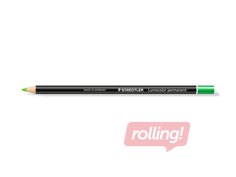 Permanent glasochrom pencil Staedtler Lumocolor 108, gree