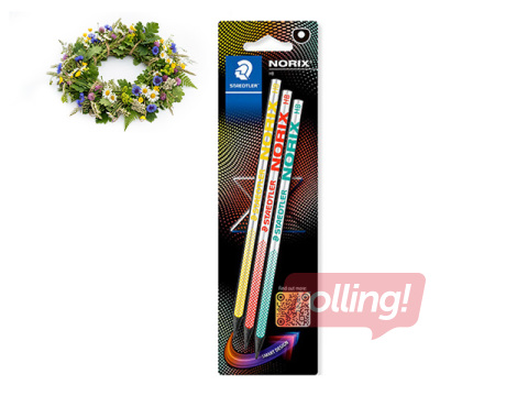 Pliiatsite komplekt NORIX 181, HB, 3tk. +Jaanipäeva kingitus!