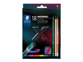 Värvipliiatsid Staedtler Norix 186, 18tk.