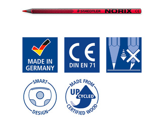 Värvipliiatsid Staedtler Norix 186, 18tk.
