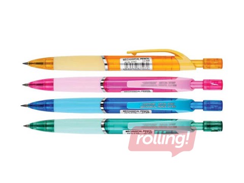 Mechanical pencil with sharpener, different body colors, 2.0mm