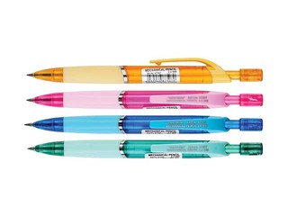 Mechanical pencil with sharpener, different body colors, 2.0mm