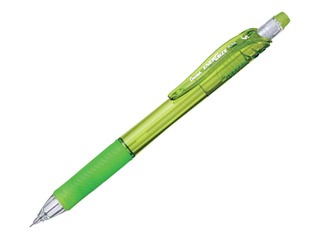 Mechanical pencil, Pentel Energize-X, with eraser, green, 0.5mm